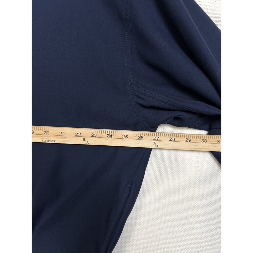 PGA Tour Golf Windbreaker Men’s Size Large Blue Pullover V Neck Lined Jacket - Picture 9 of 12